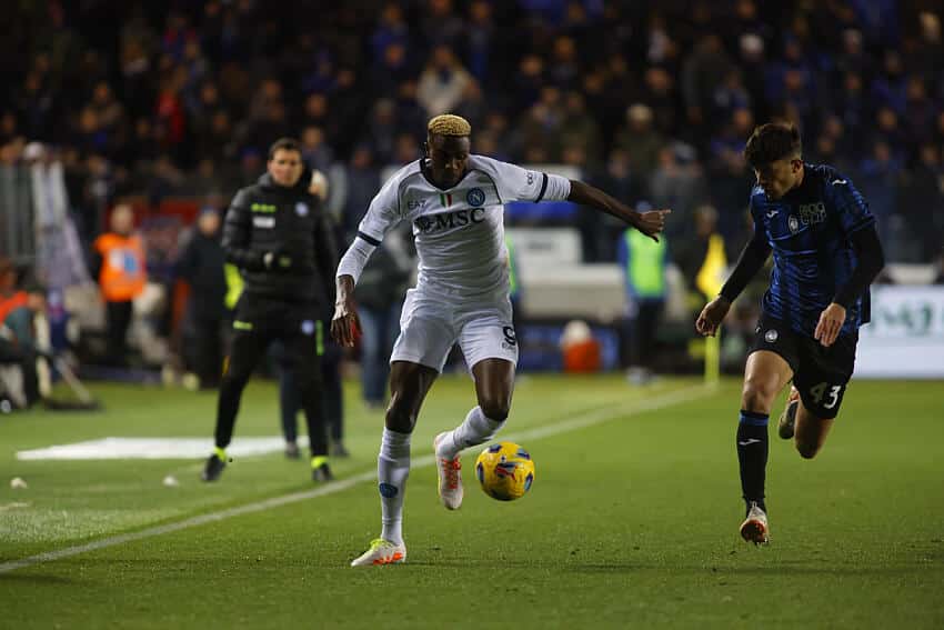 Osimhen in action for Napoli