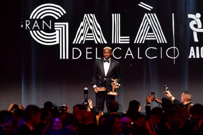 Osimhen adds another trophy with Serie A&rsquo;s best player award