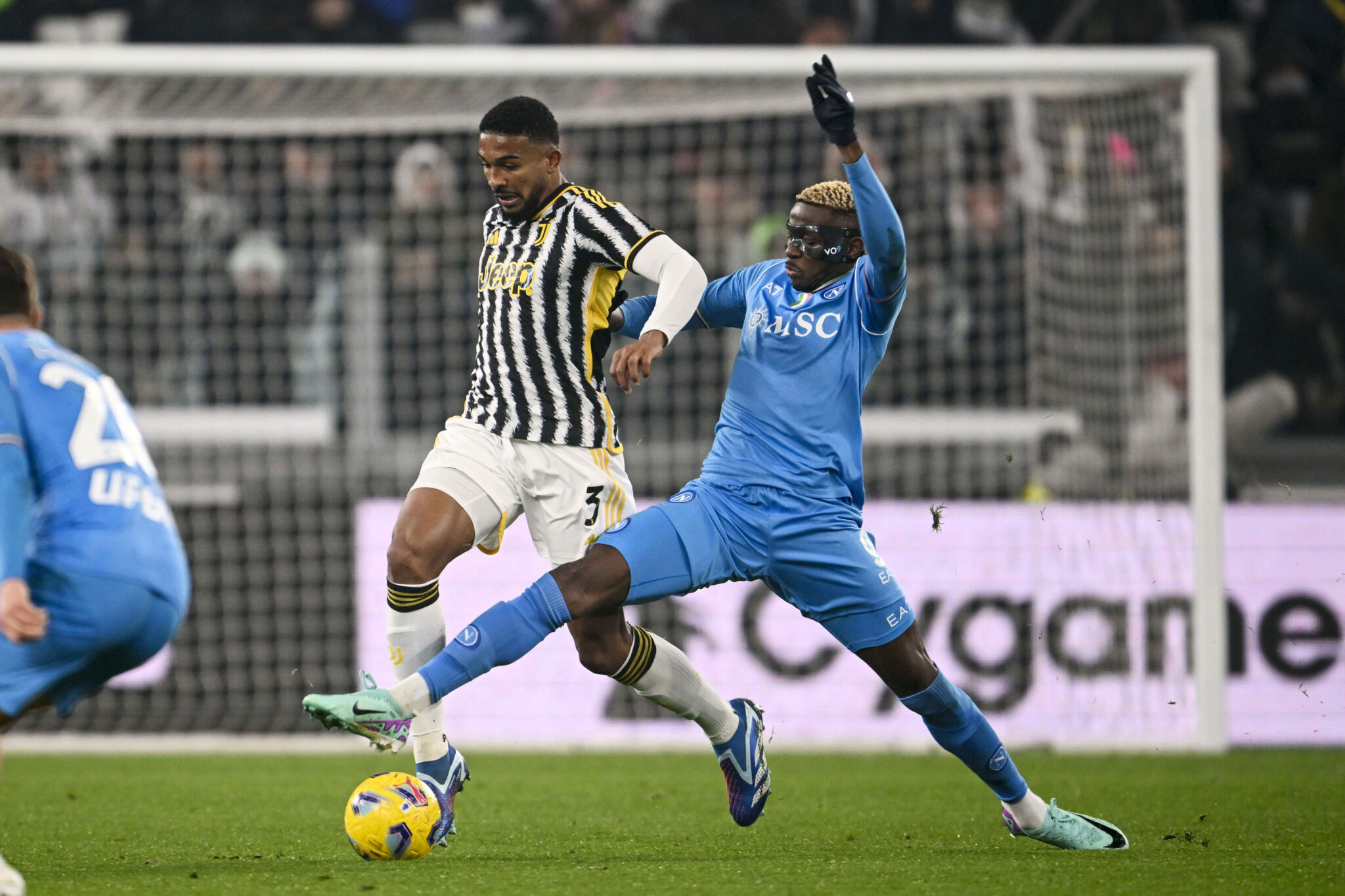 Osimhen in action against Juventus