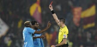 Victor Osimhen sees red as Napoli fall to sixth Serie A loss of the season