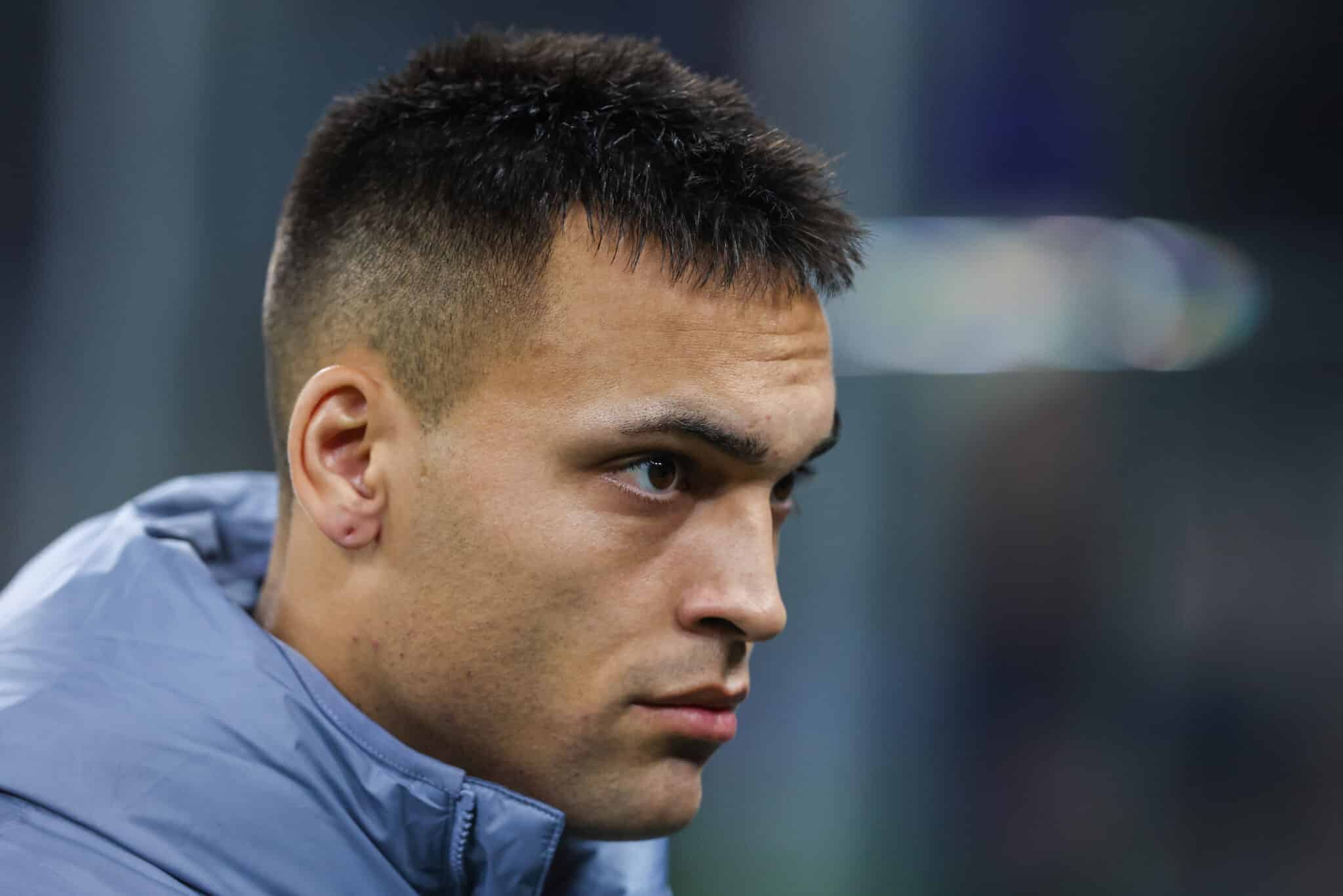 Lautaro Martinez of FC Internazionale looks on during the UEFA Champions League 