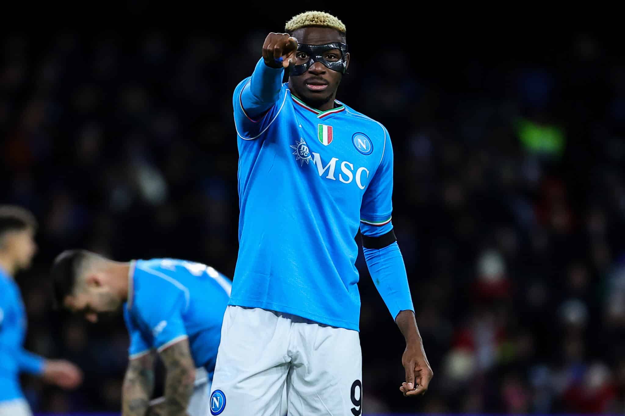 Osimhen in action for Napoli