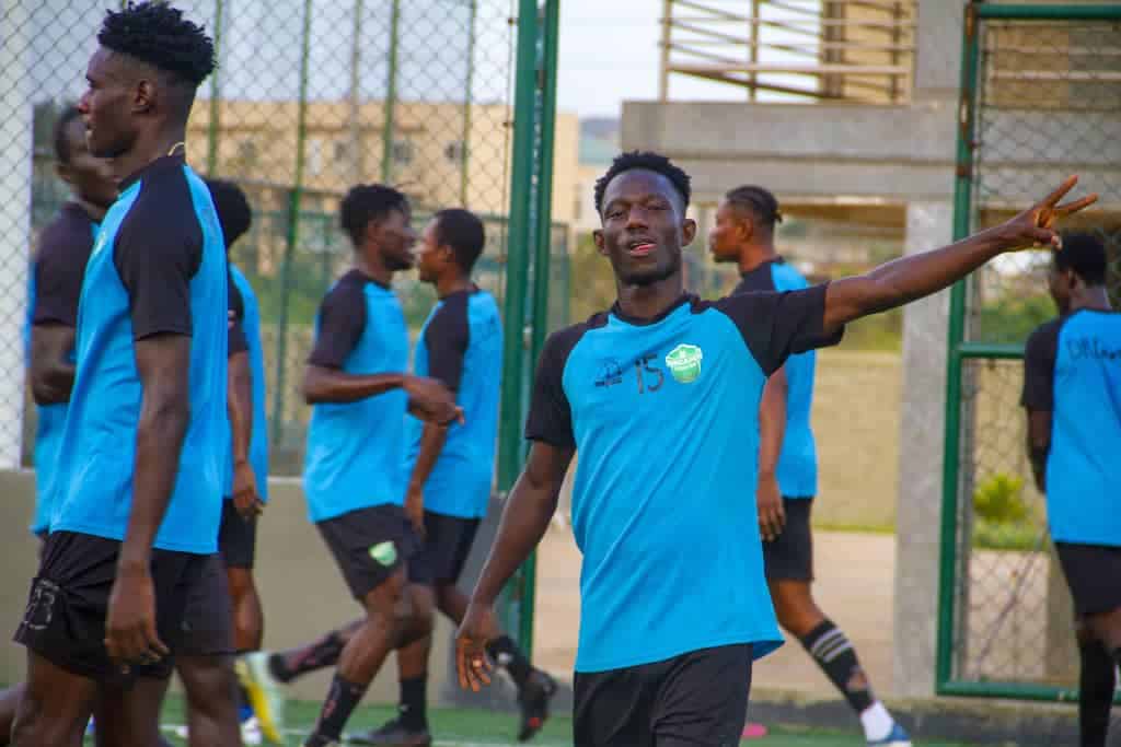 Dreams FC players during training