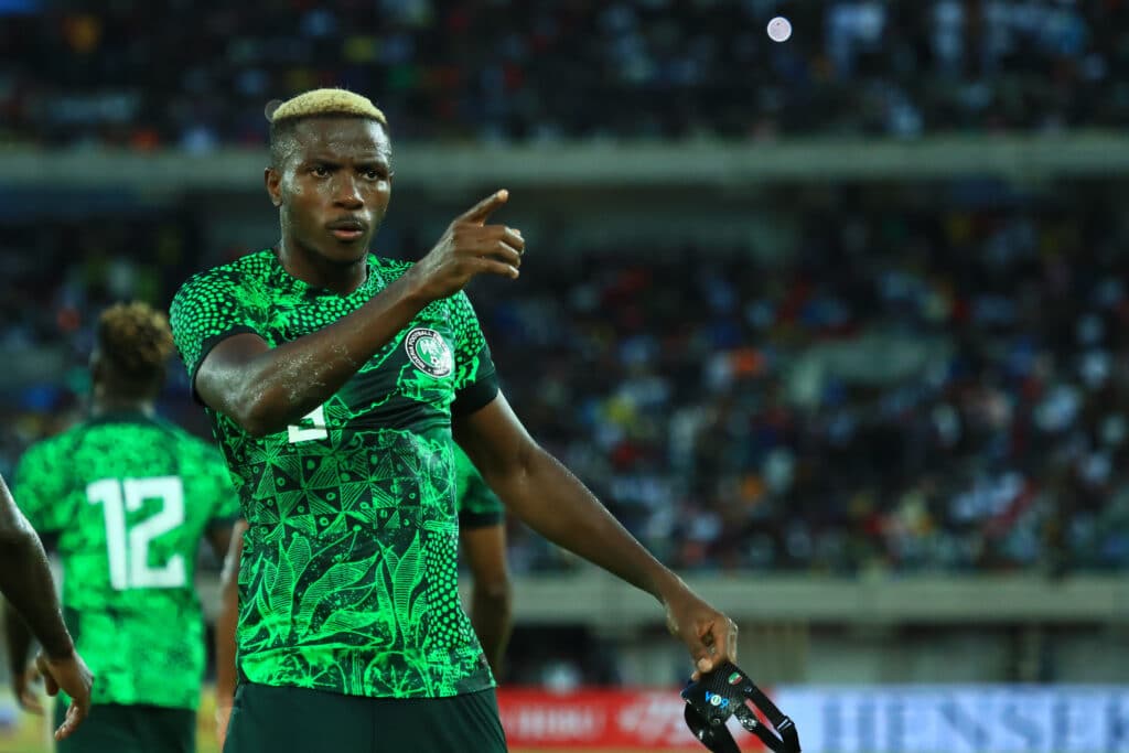 victor osimhen in super eagles jersey by nike 2022