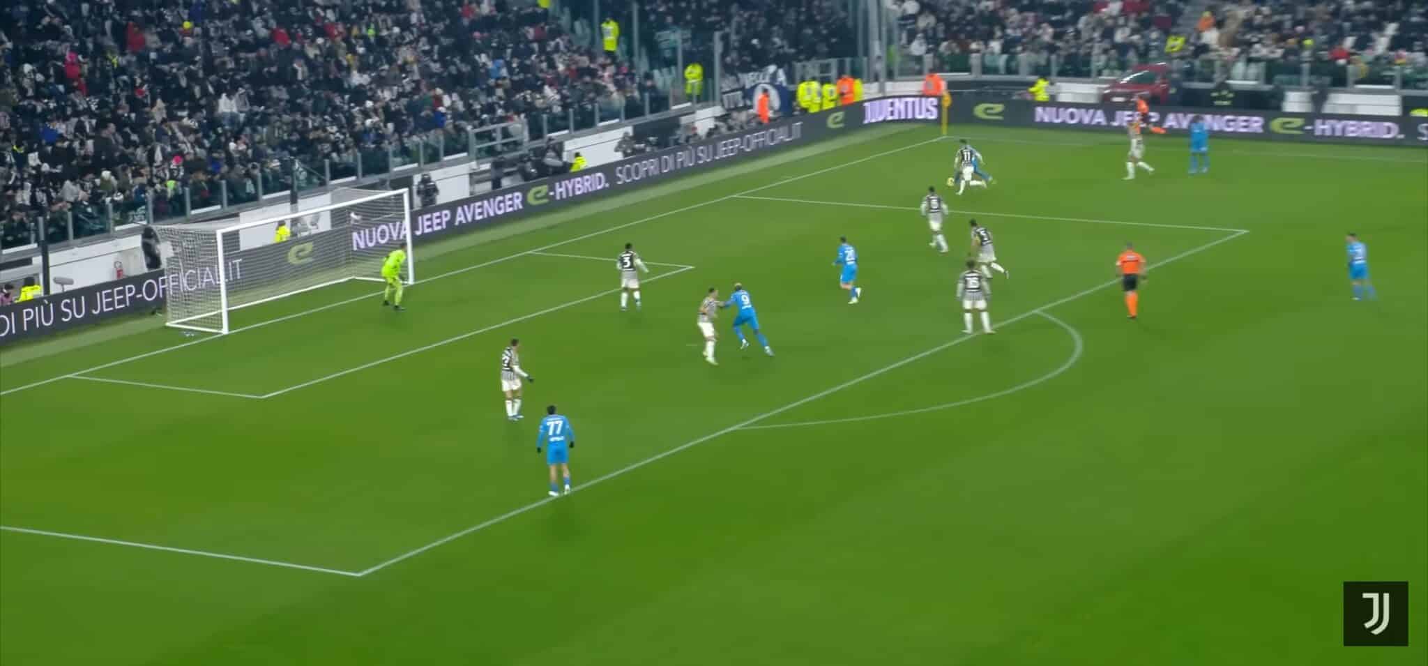 Osimhen in action against Juventus