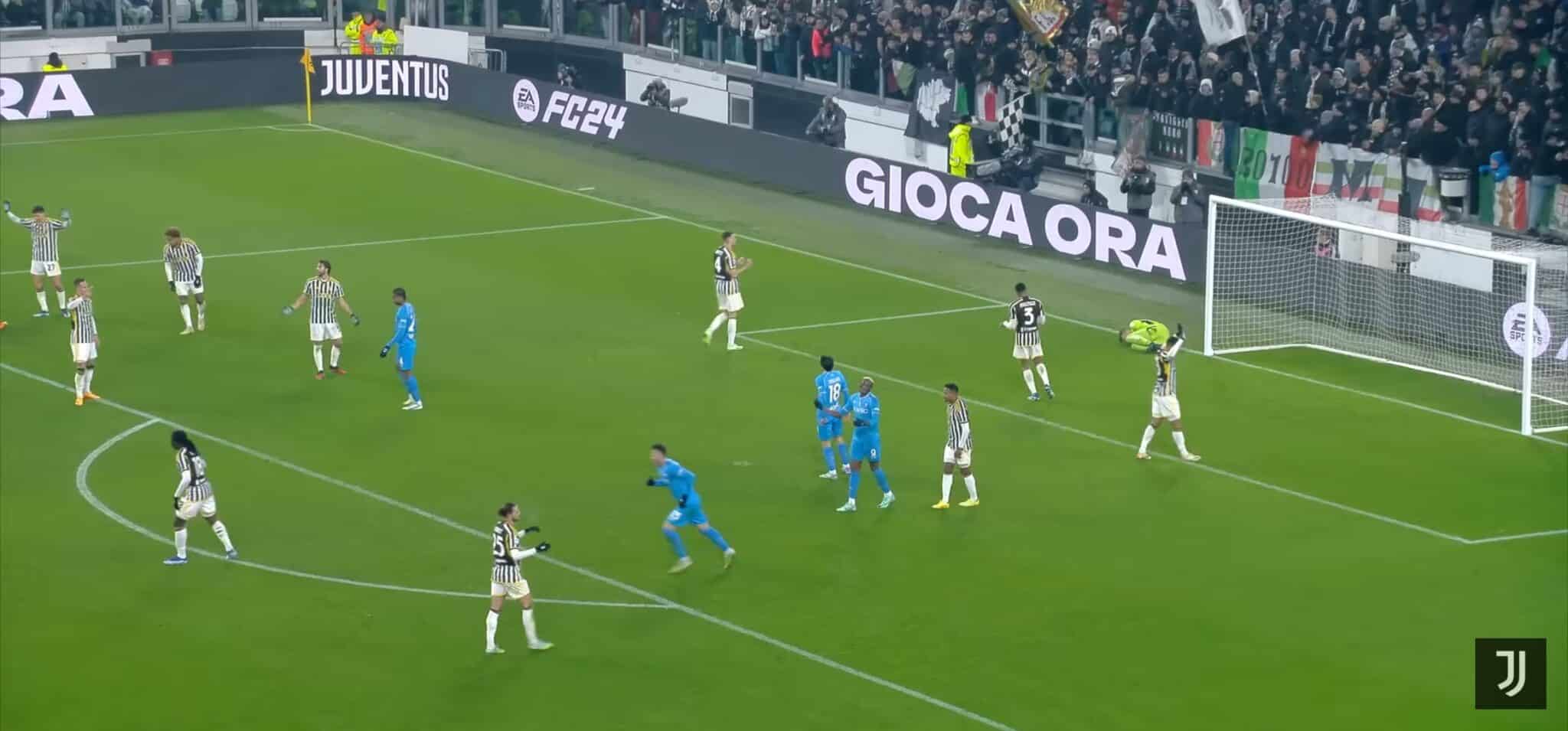 Osimhen against Juventus