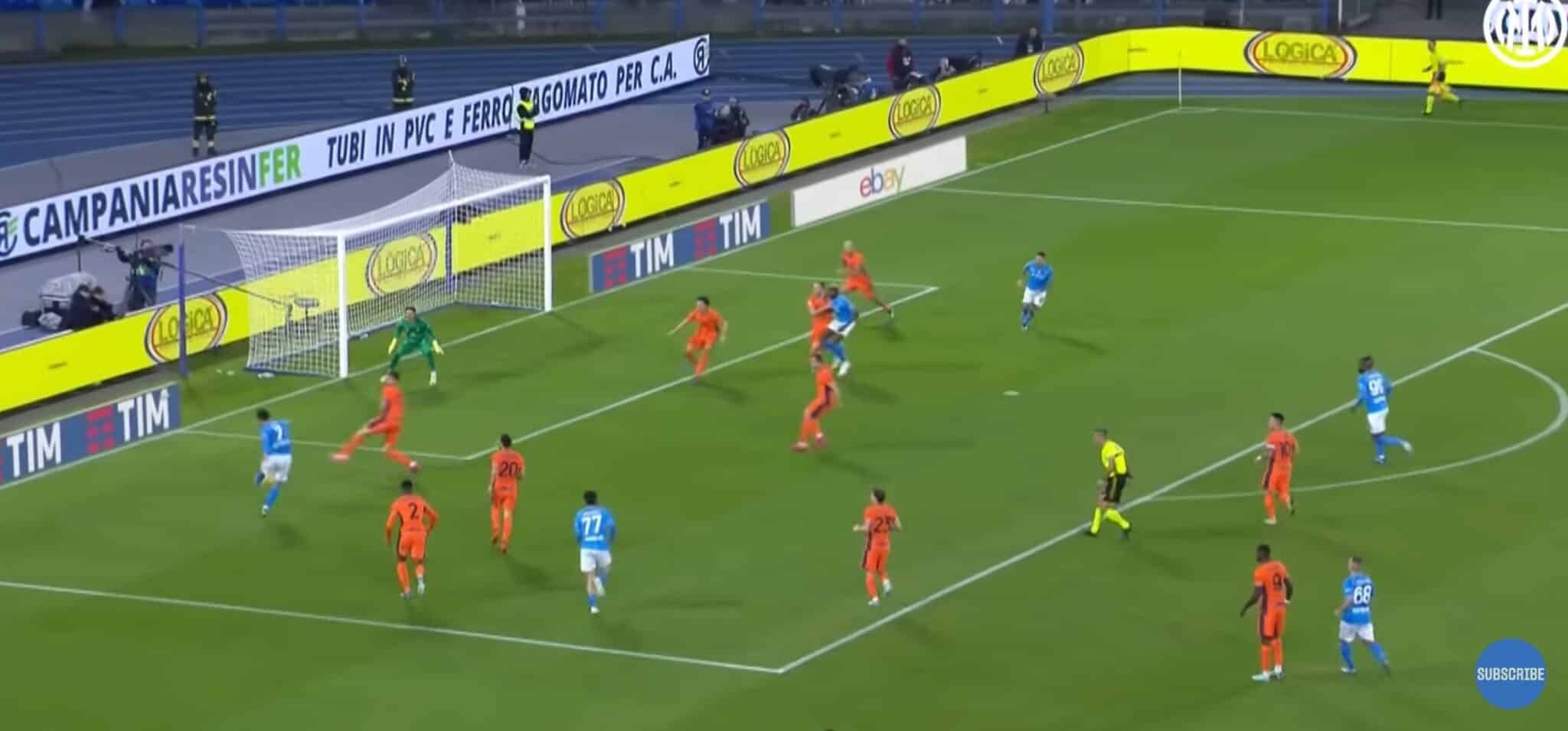 Osimhen against Inter Milan