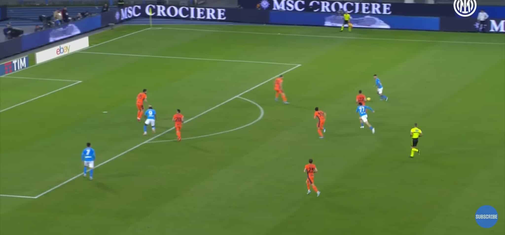 Osimhen against Inter Milan