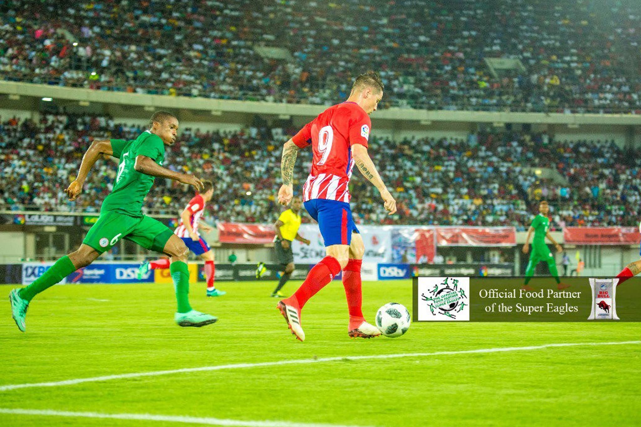 nigeria vs atletico madrid fernando torres