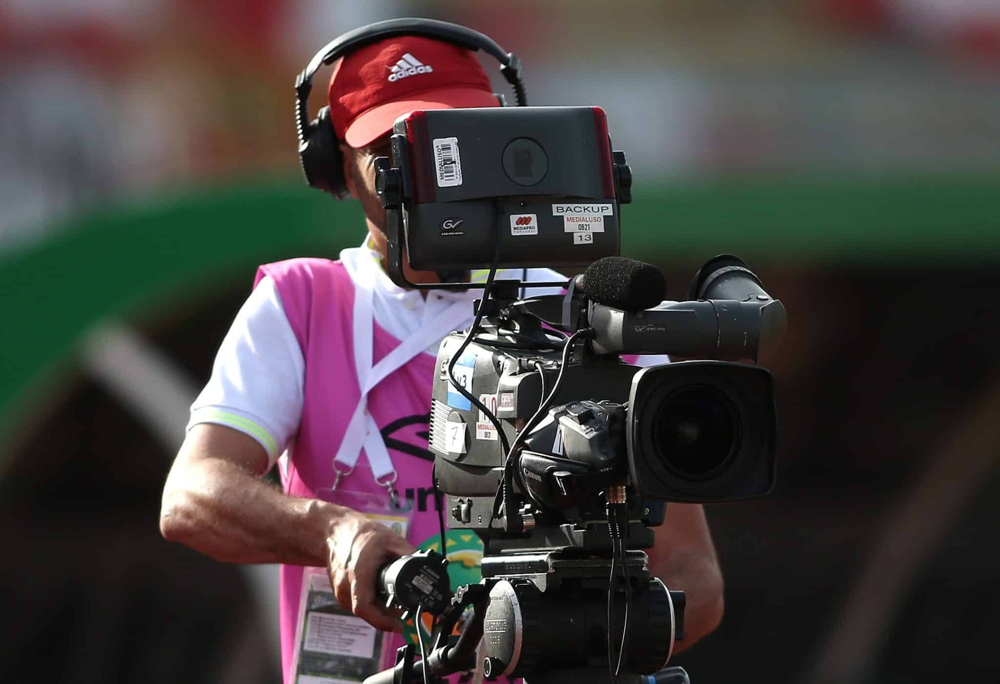 Camera man during a CAF competition
