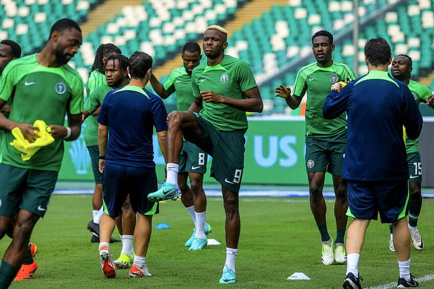 Nigeria Super Eagles players