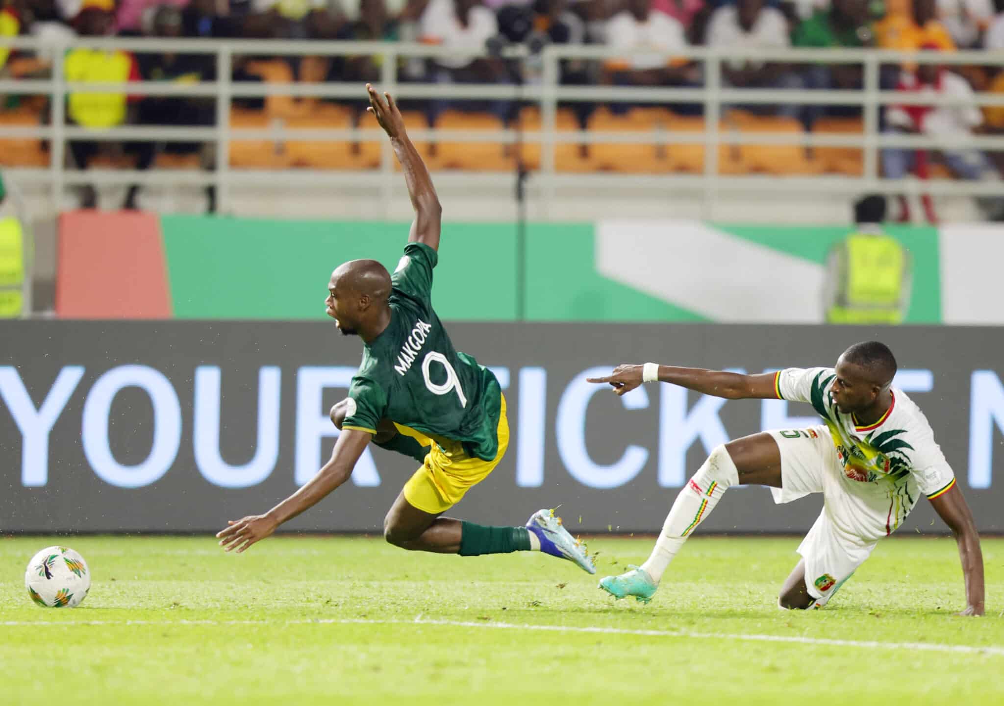 AFCON 2023 Officiating: Evidence Makgopa wins a foul against Mali