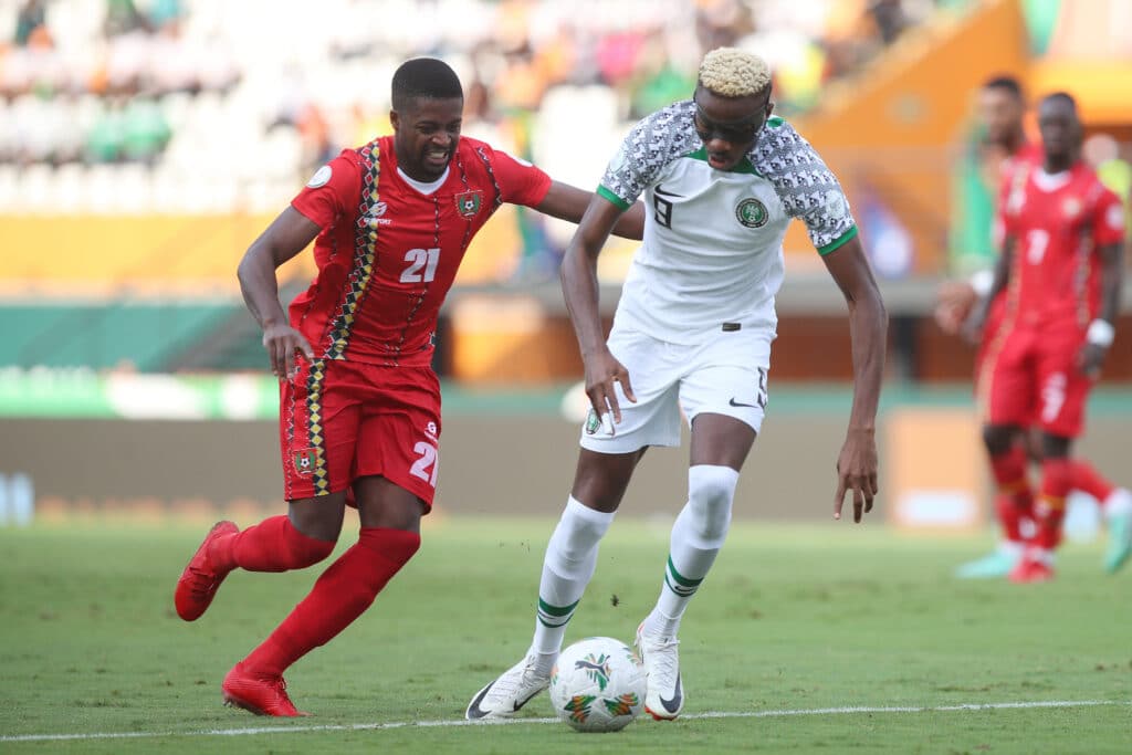 Super Eagles finish second despite 1-0 win 1 Super Eagles go into the lead against Guinea Bissau through an own-goal