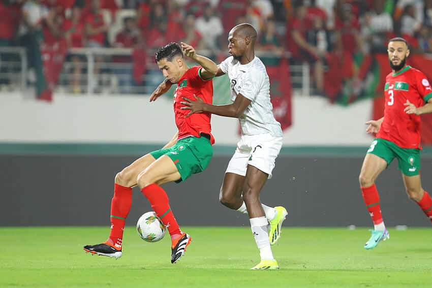 Evidence Makgopa in action for Bafana