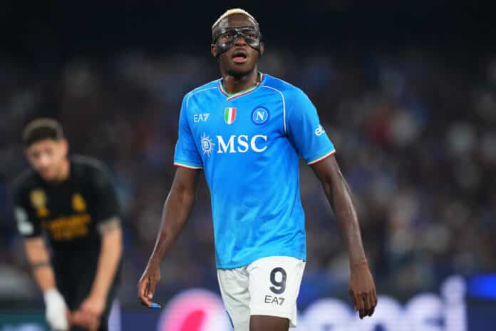 Osimhen missed fewer big chances than Haaland, Mbappe in 2023