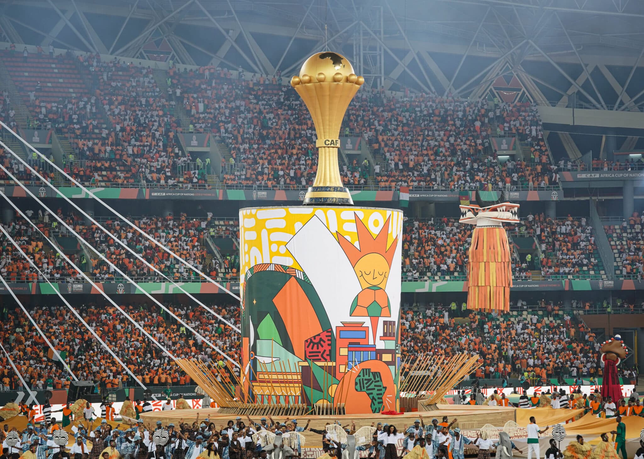 AFCON 2023 trophy display