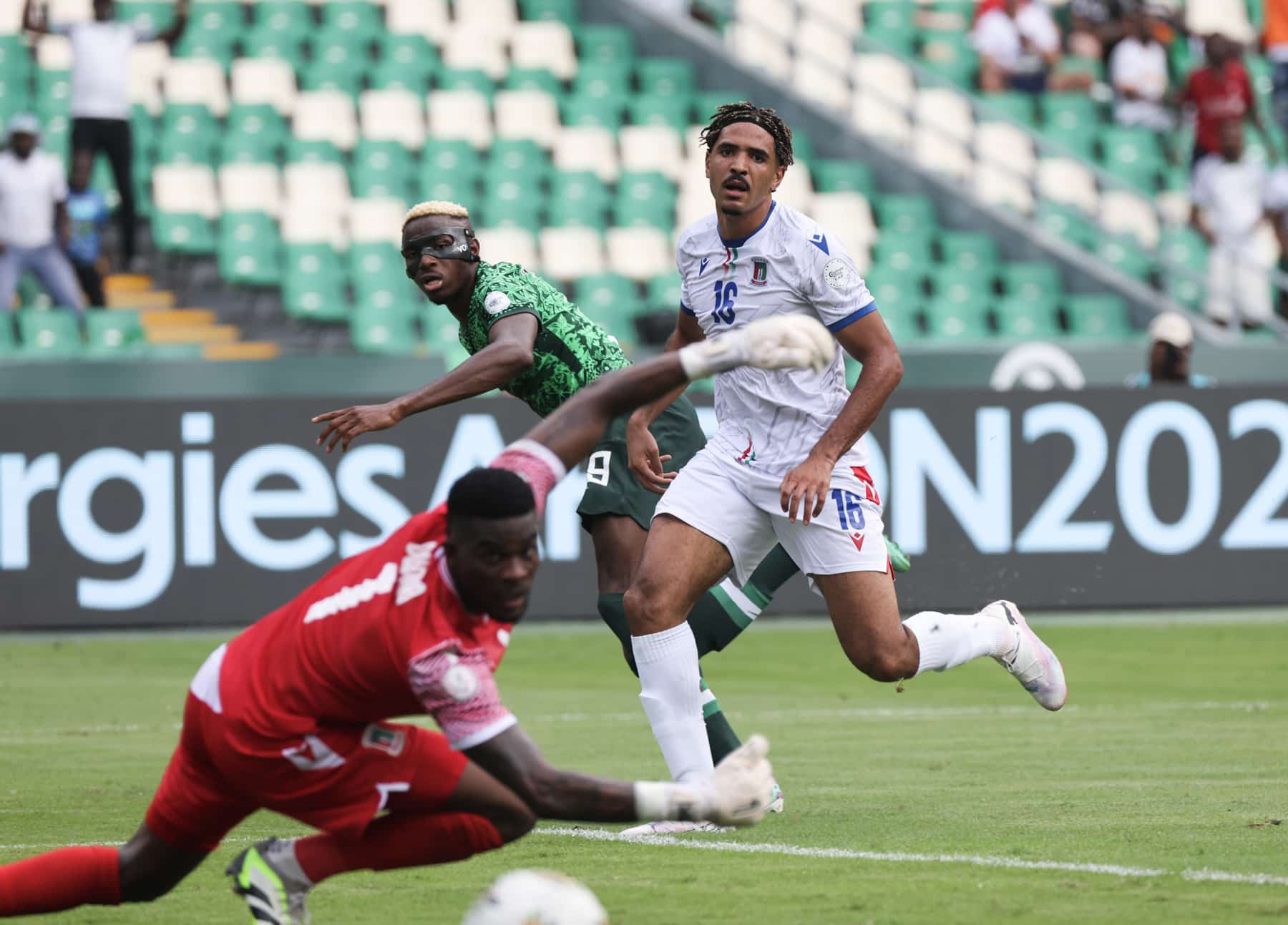 Victor Osimhen missed several chances for the Super Eagles