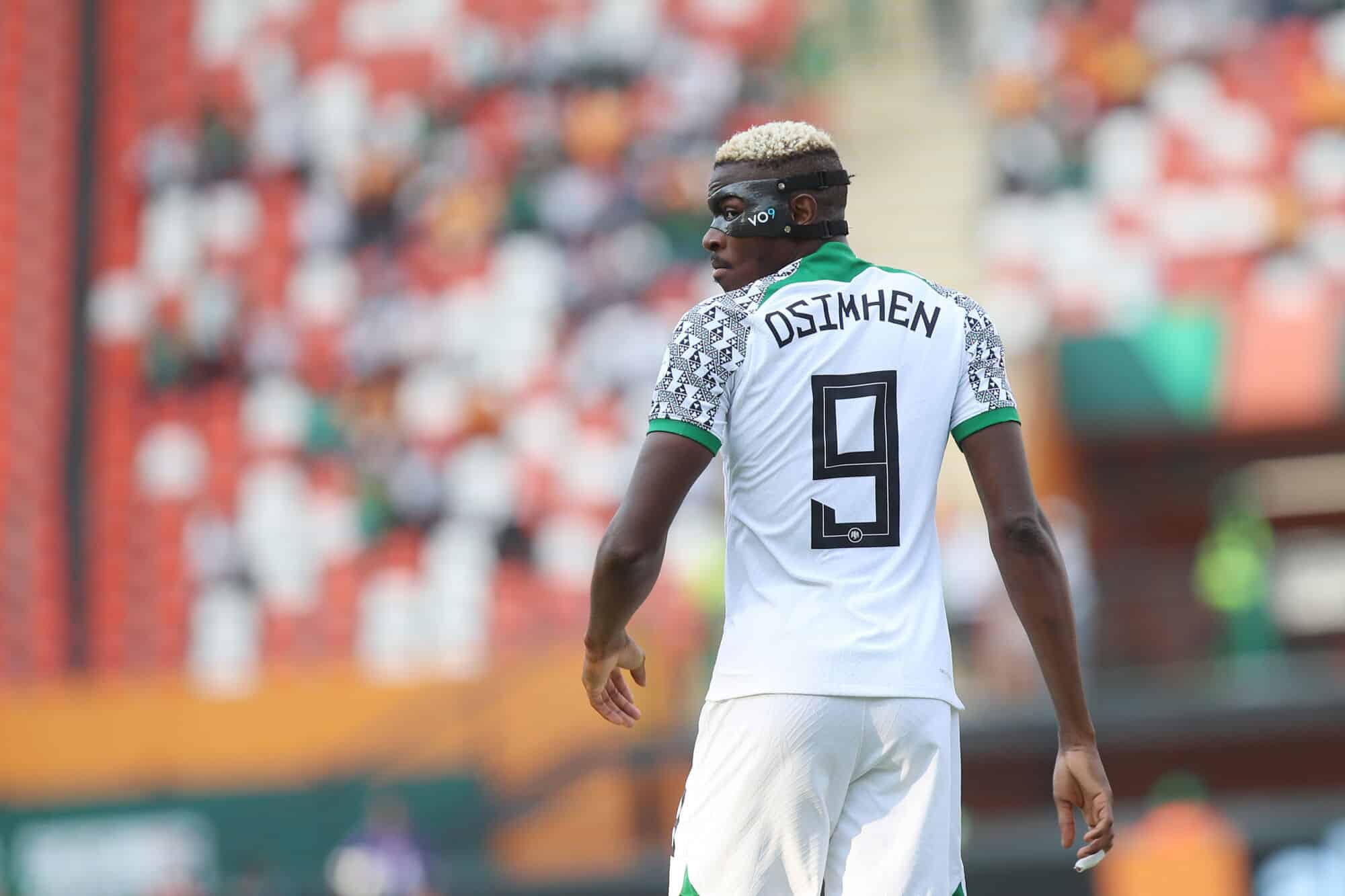 Victor James Osimhen of Nigeria during the 2023 Africa Cup of Nations