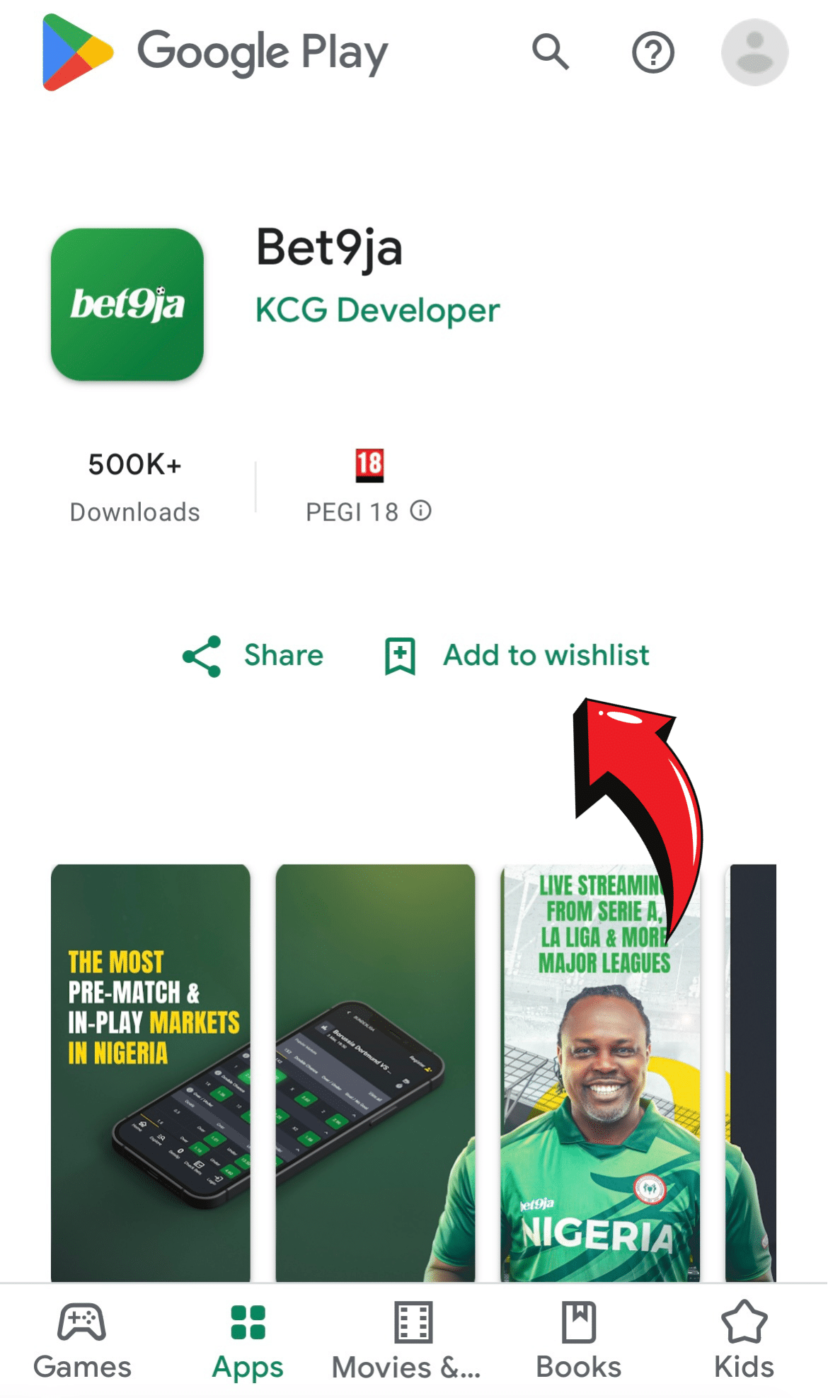 Download Bet9ja Mobile App - Android & iOS (2024) 25 Bet9ja android download step 3