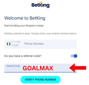 BetKing registration