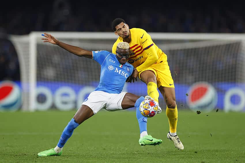 Victor Osimhen in action for Napoli