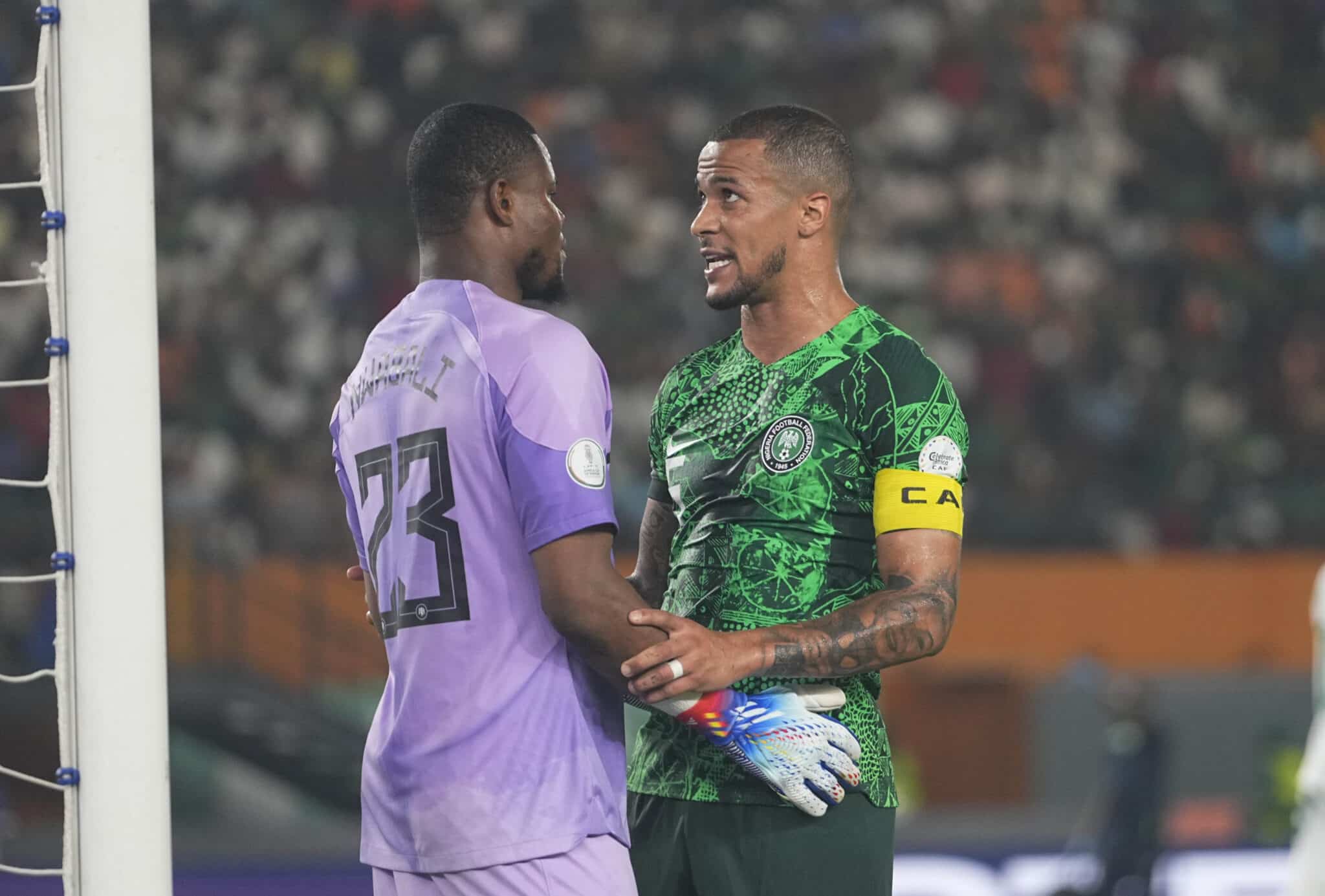 Stanley Nwabali and Troost-Ekong 