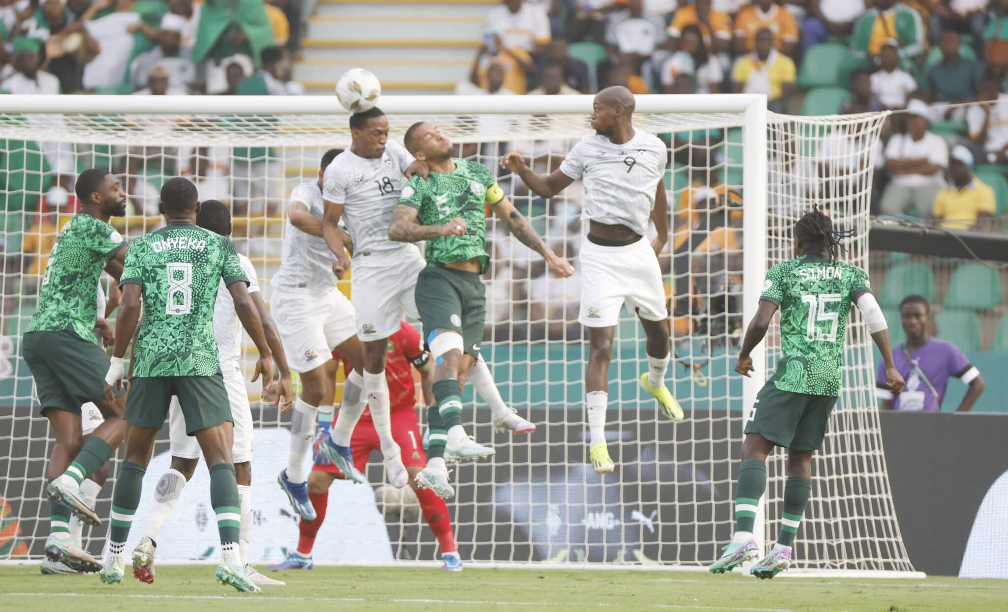Super Eagles play barren first half