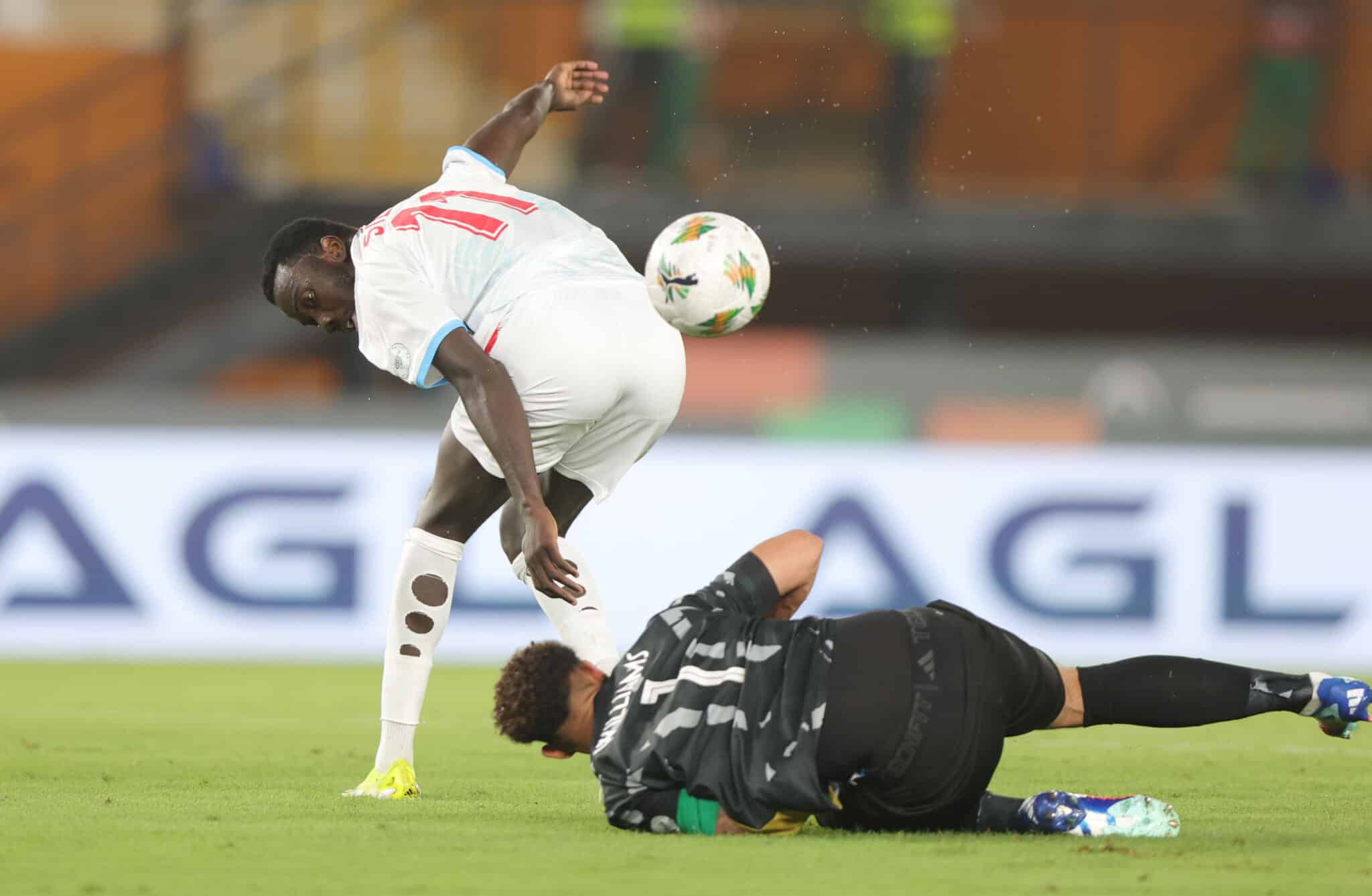 Mvumpa failed to round Bafana Bafana goalkeeper Ronwen Williams