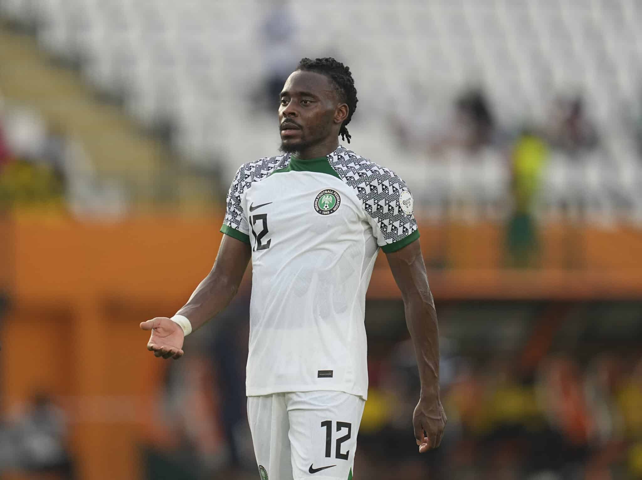 Samuel Osayi Bright (Nigeria) looks on during a African Cup of Nations