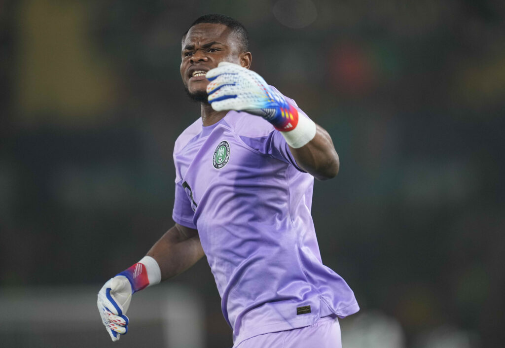  Stanley Bobo Nwabali (Nigeria) looks on during African Cup of Nations 