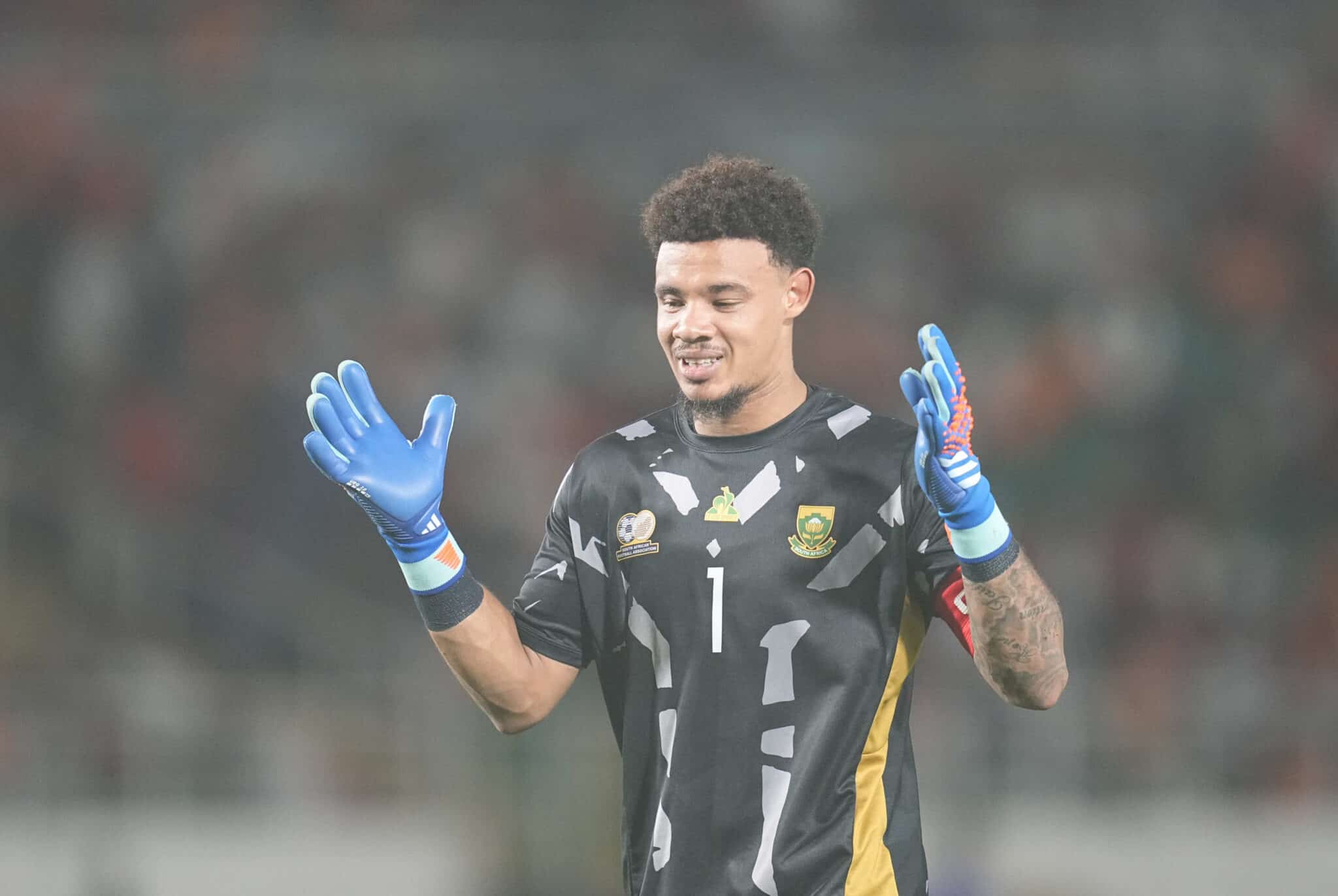 Ronwen Williams in the Bafana Bafana vs Cape Verde combined XI