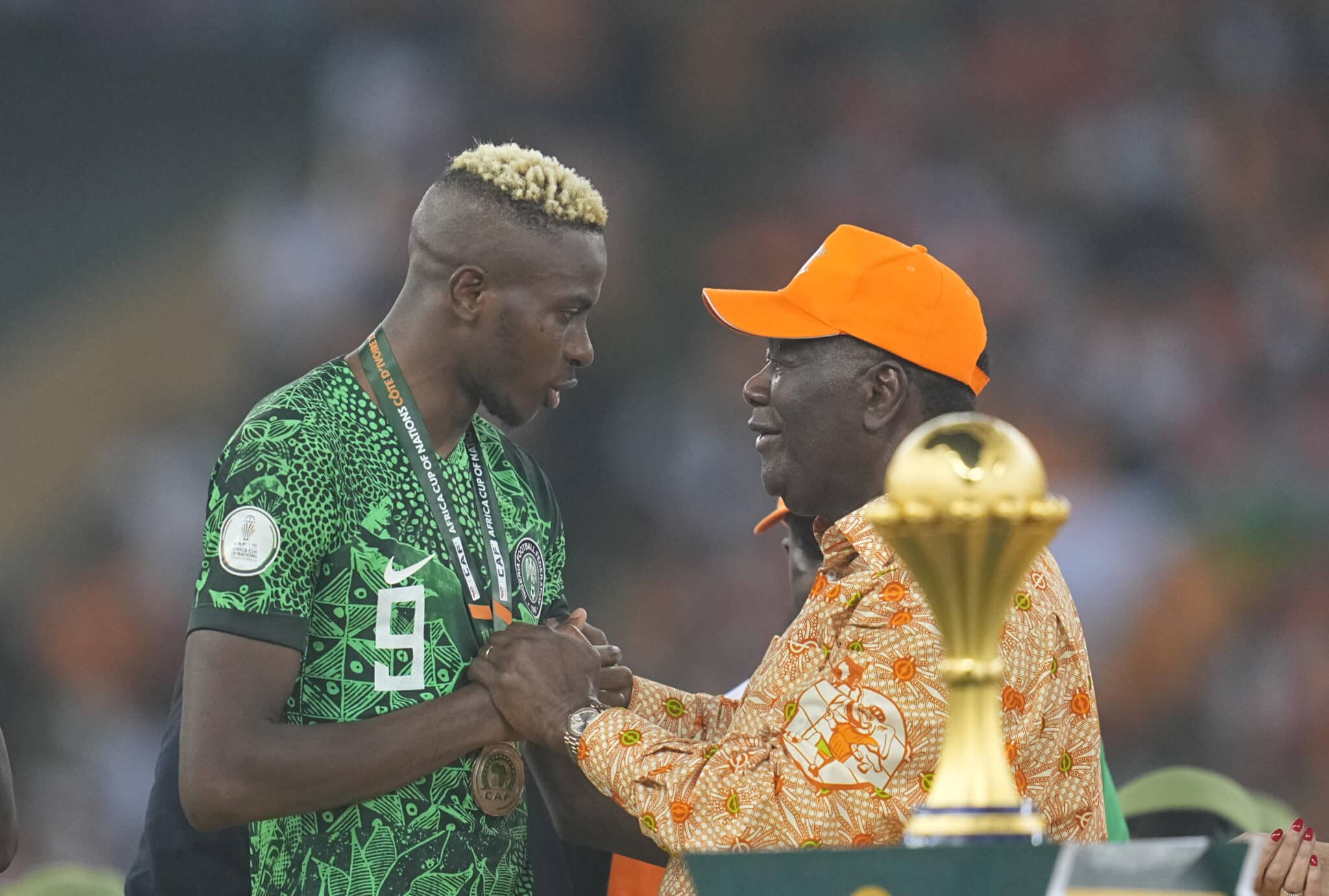 Victor Osimhen in second place for Nigeria