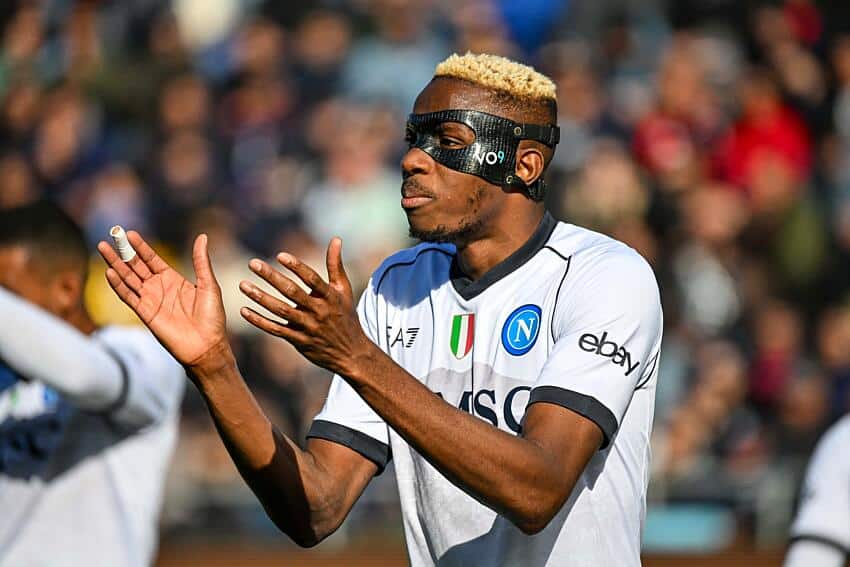 Victor Osimhen in action for Napoli