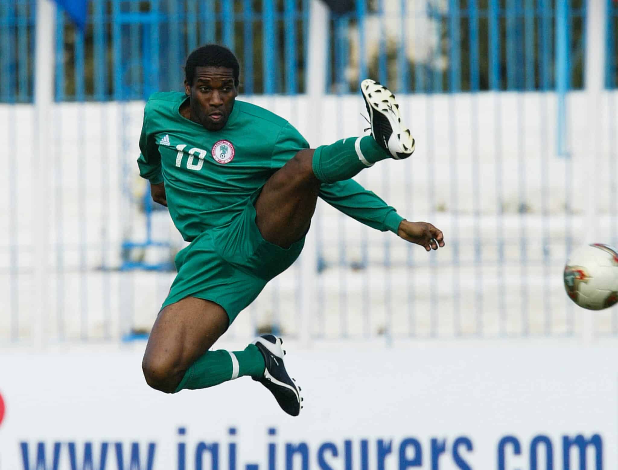 Super Eagles vs Bafana Bafana - Jay-Jay Okocha in action for Nigeria FC