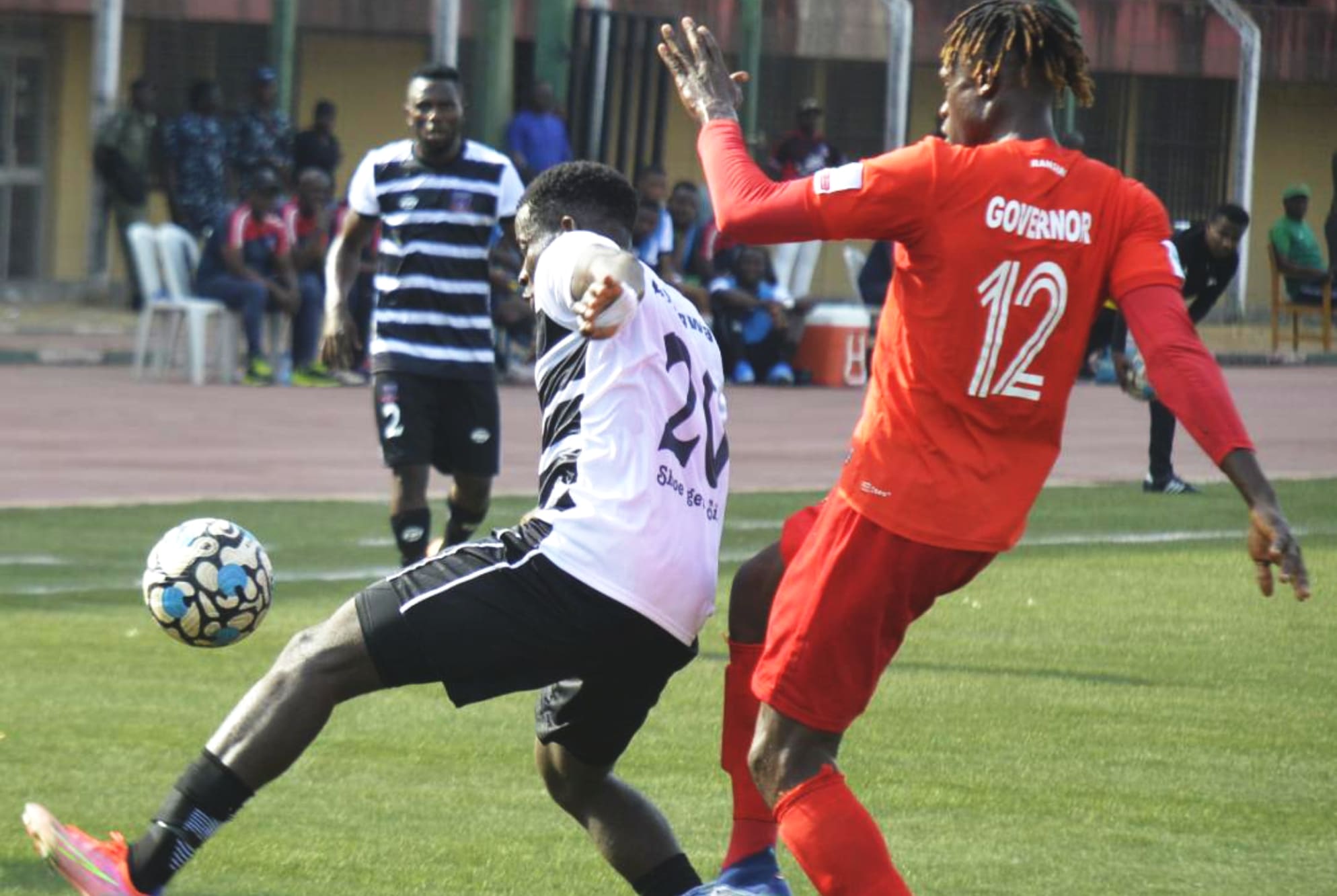 Raphael Ayagwa in action for Lobi Stars