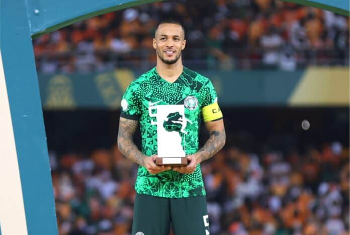 Super Eagles defensive stalwart sidelined for remainder of 2023-24 season