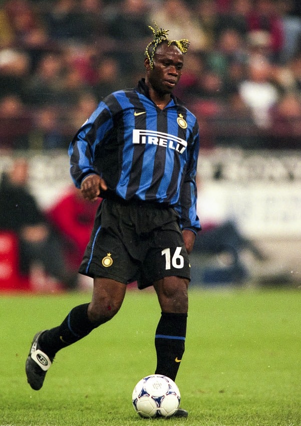Taribo West in action for Inter Milan