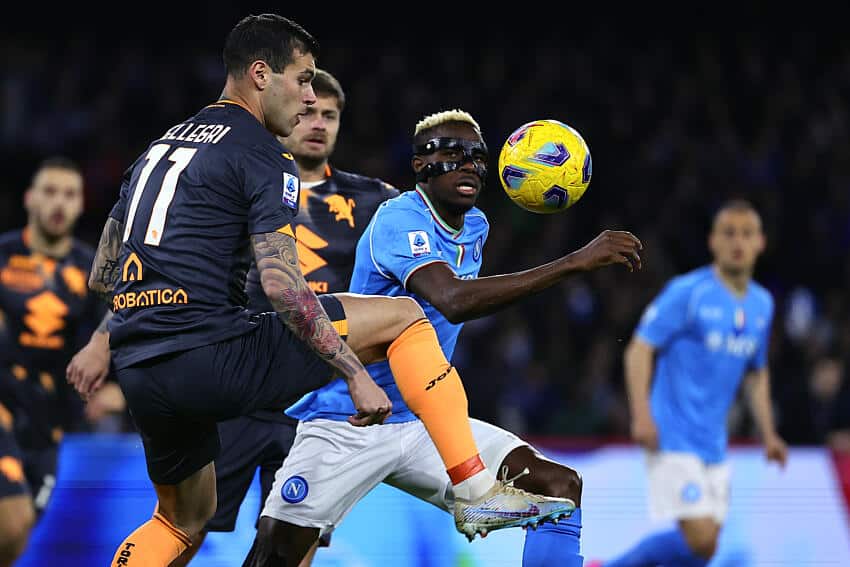Victor Osimhen in action for Napoli