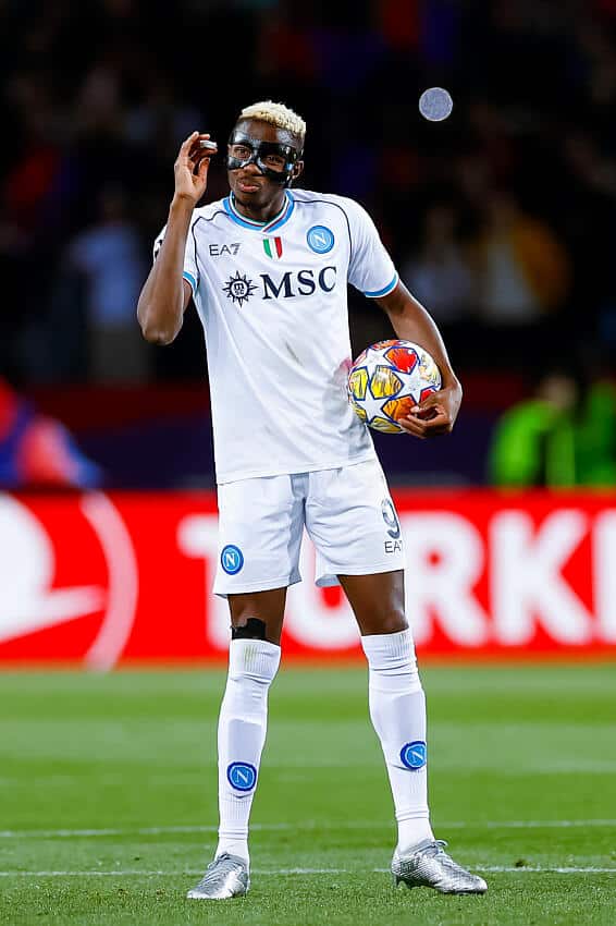 Victor Osimhen in action for Napoli