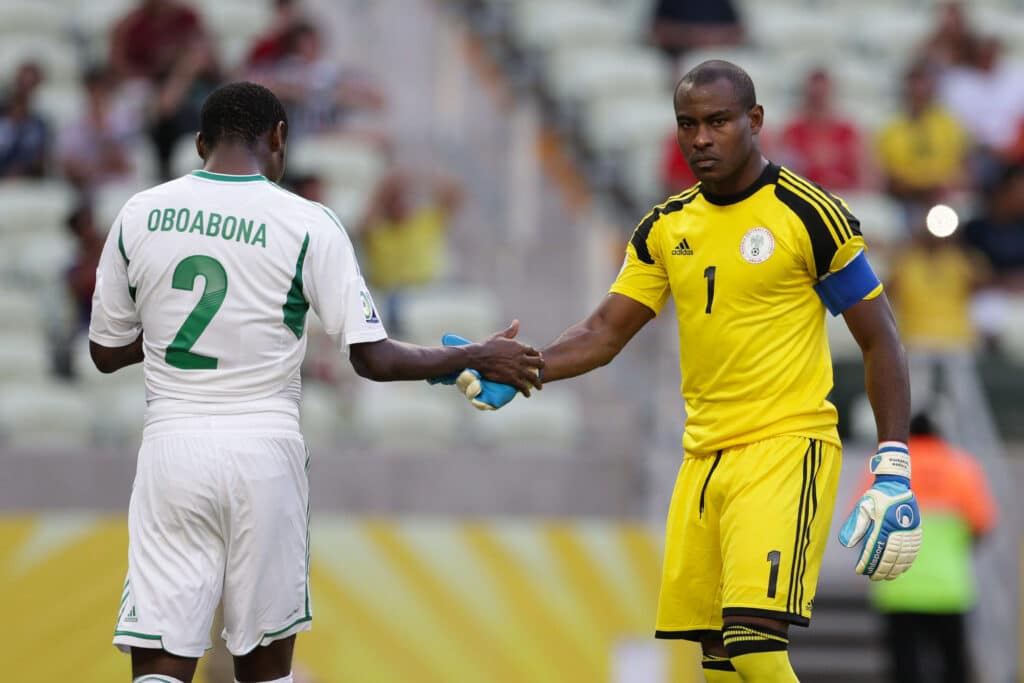 Vincent Enyeama in action for Nigeria