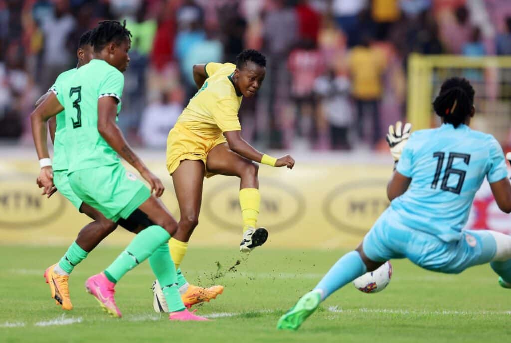 South Africa vs Nigeria Super Falcons in the Olympic qualifiers