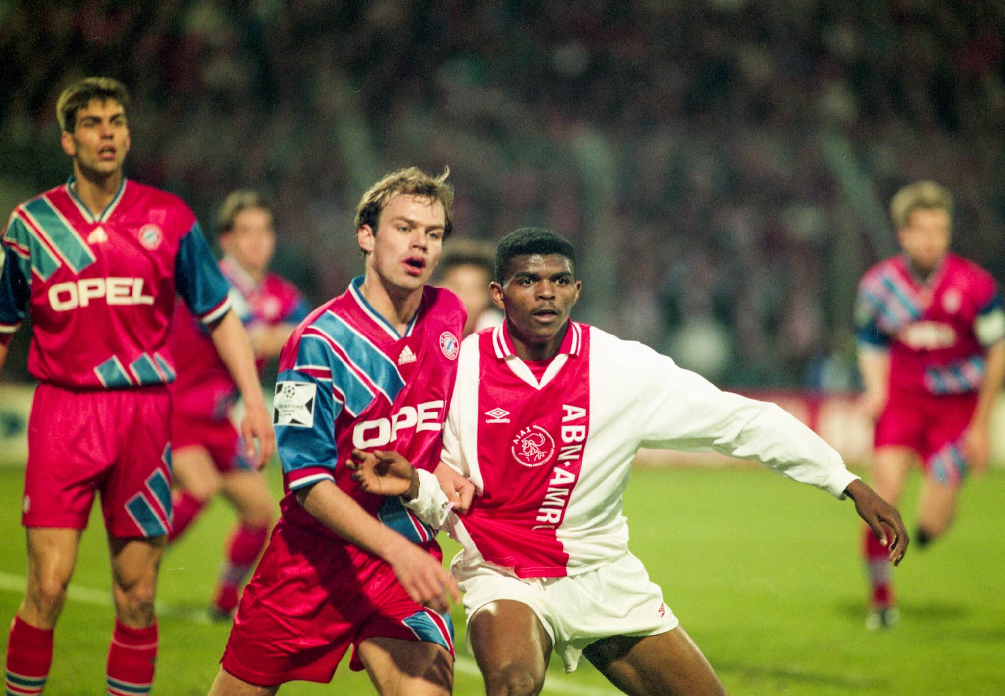 Super Eagles forward Nwankwo Kanu in action for Ajax