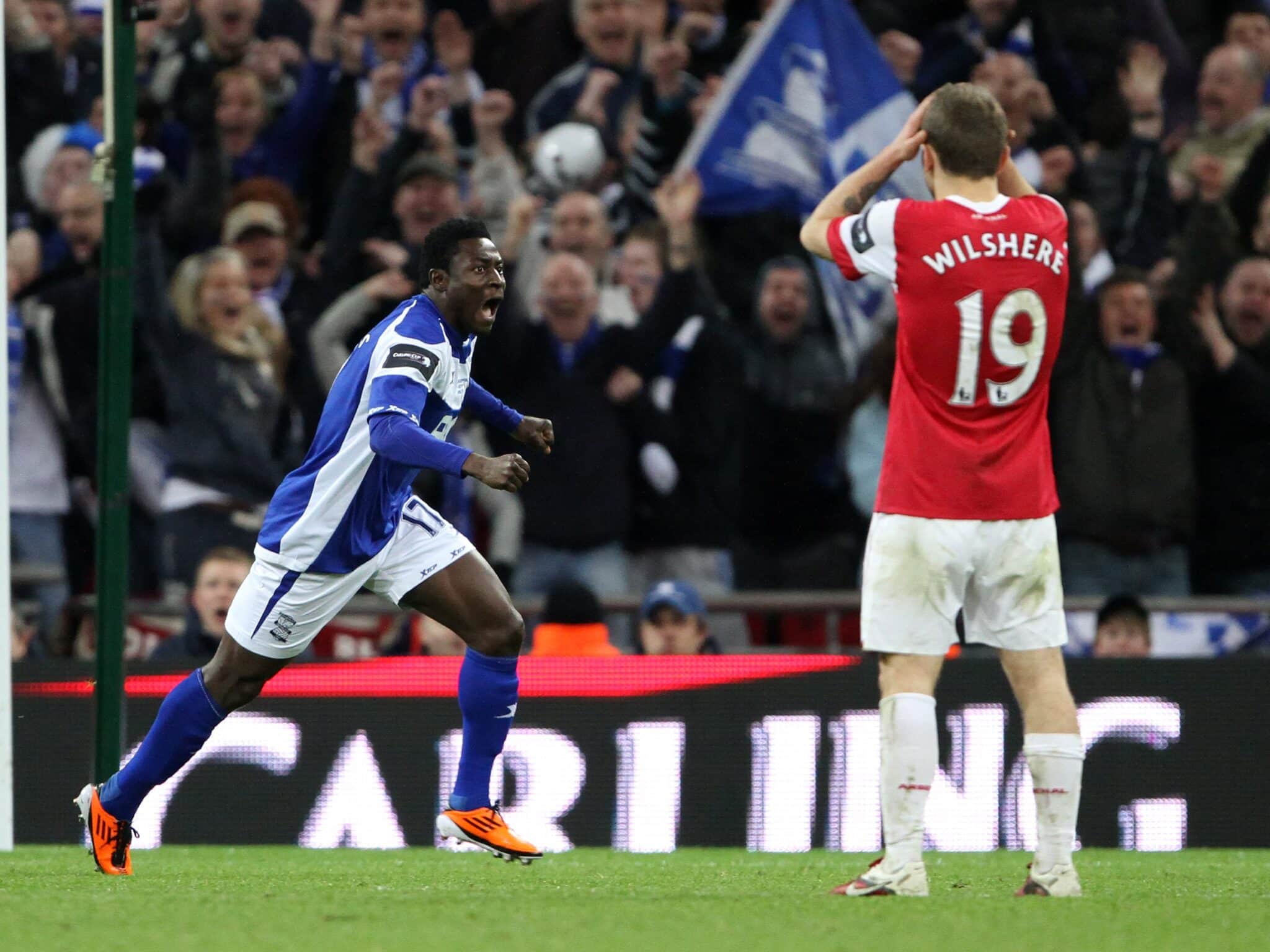 Obafemi Martins faced Premier League relegation with Birmingham City