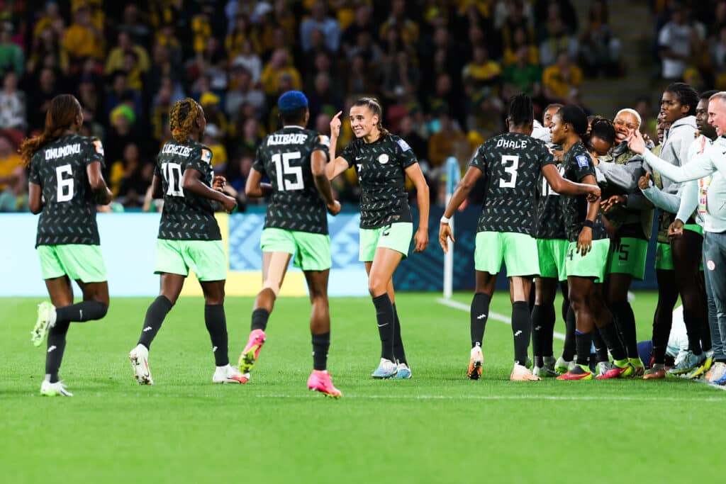Super Falcons in action