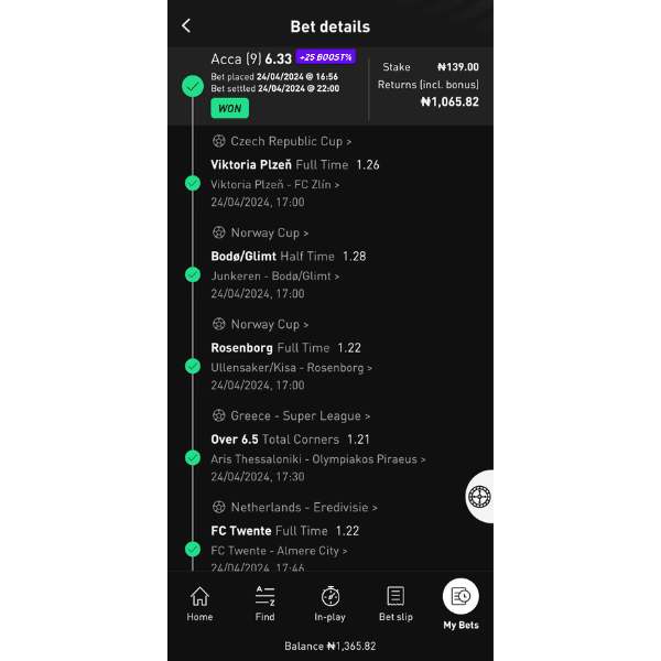 Livescore bet bonus code betslip