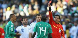Nigeria&rsquo;s Super Eagles: The infamous red card