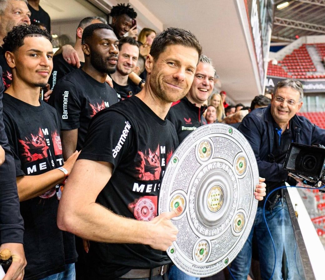Bayer Leverkusen coach Xabi Alonso 