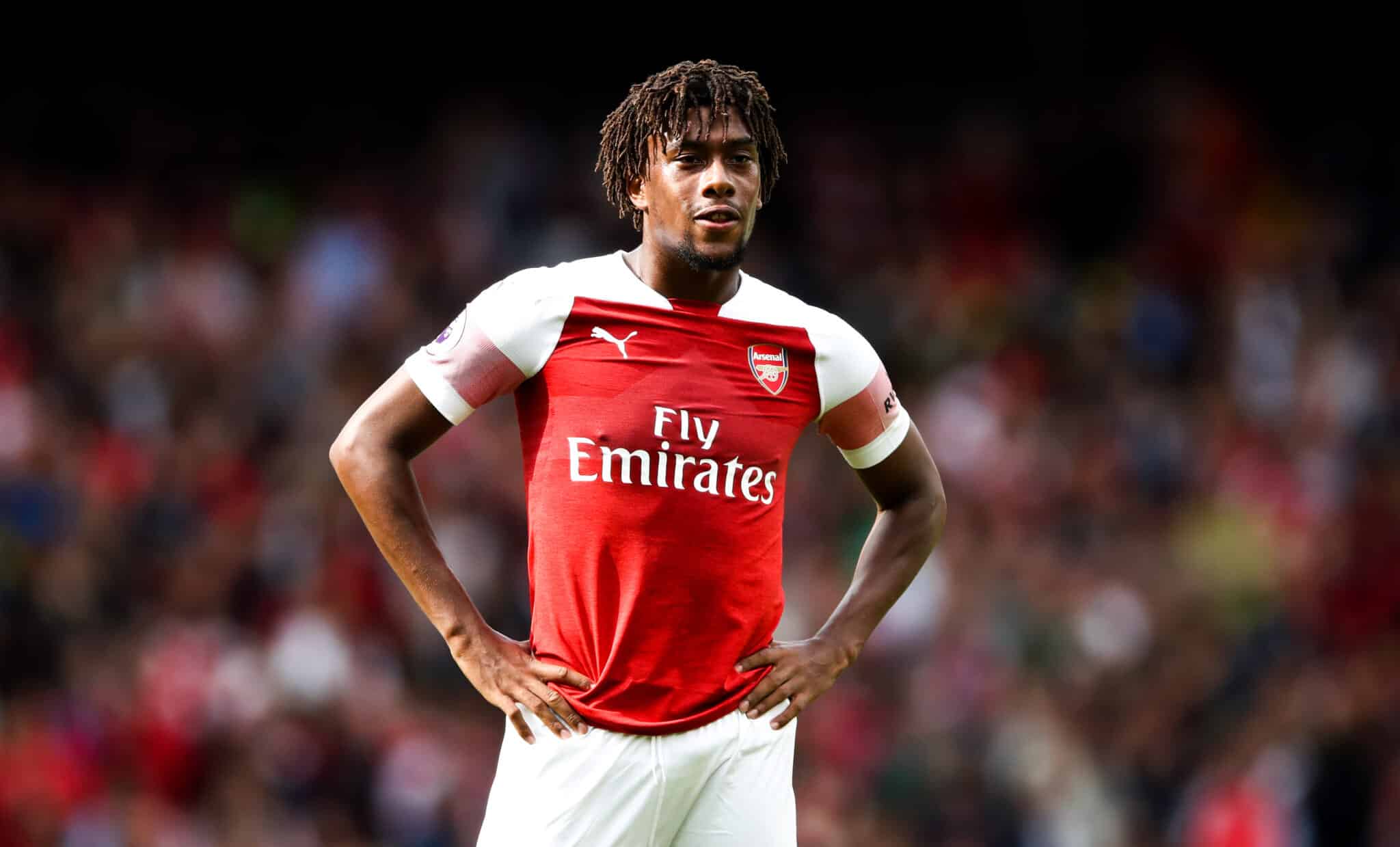 Alex Iwobi in Europa League final