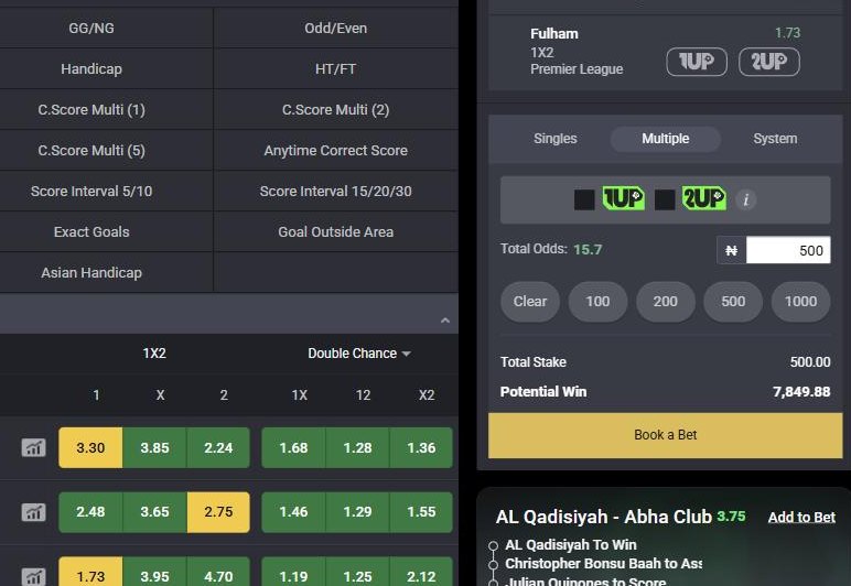 How To Play Bet9ja: A Practical Step-by-Step Guide 4 Bet9ja betslip with a selection and the stake field