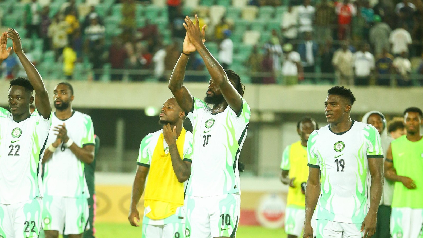 Super Eagles players in Uyo, Nigeria v Madagascar NFF keeps Super Eagles in Uyo for Tanzania AFCON qualifier